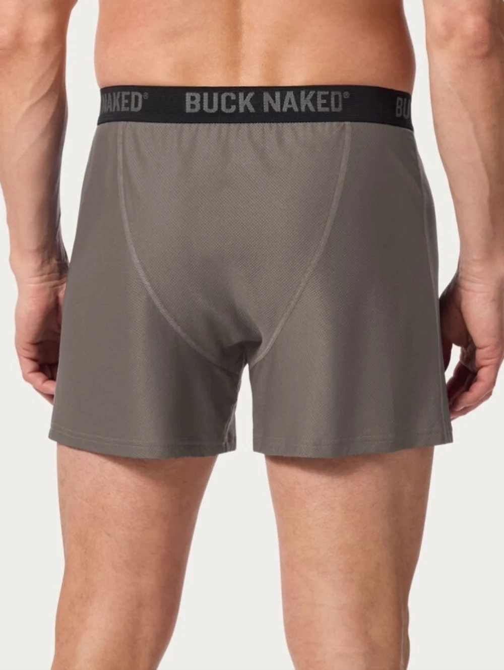 NWT Buck Naked Performance Boxers - Dark Gray